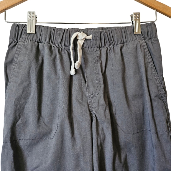 Cat & Jack Boys Gray Straight Fit Woven Preppy Comfort Pull On Pants, Size 12 - Picture 2 of 9